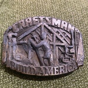 Vintage craftsman belt buckle